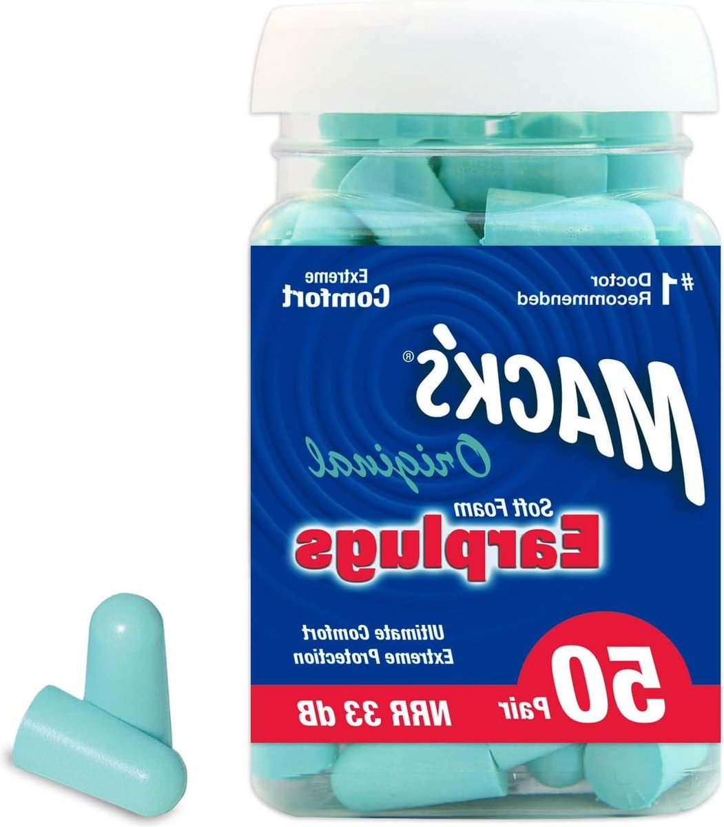 Goedkoopste Oorverzorging Soft Foam Oordopjes 50 paar - Mack's Original Earplugs
