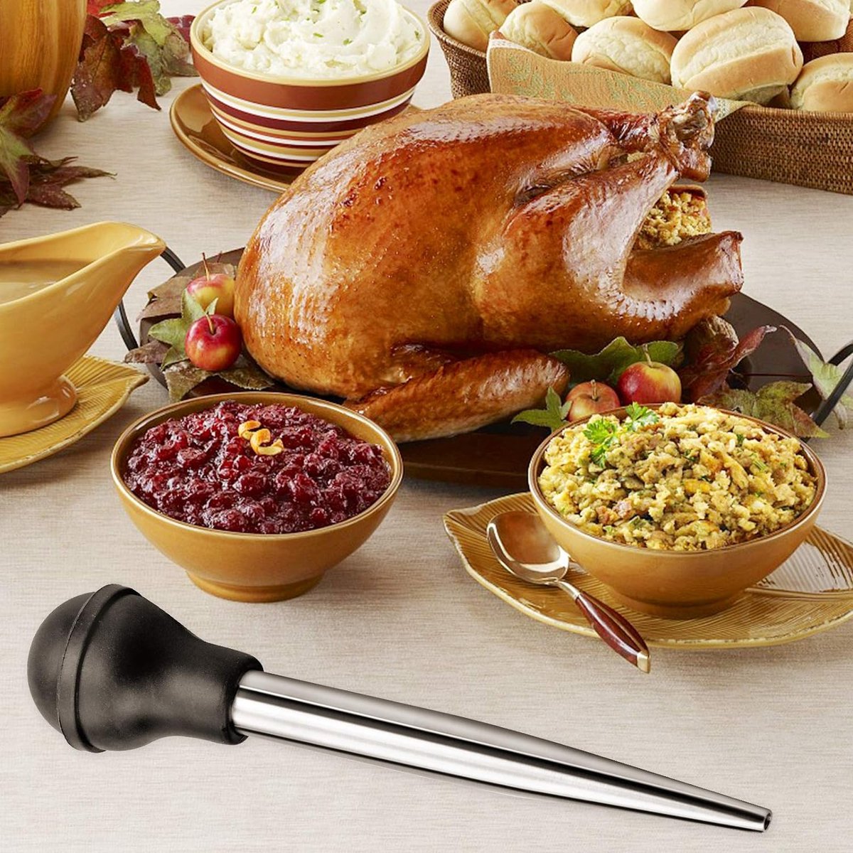 Pulled Pork Set Incl. Braadspuit Pulled Pork Klauwen Marinierkwast Roestvrij Staal Vleesspuit 60 Ml Marinadespuit Met 3 Naalden Kwast Vleesklauwen Kru