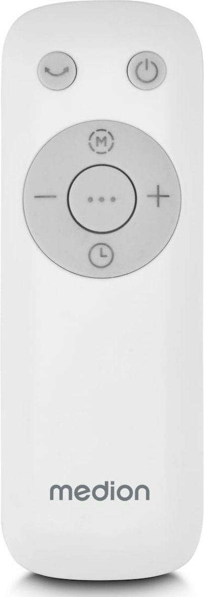 MEDION P20 SF MD11939 Ventilateur sur pied avec télécommande (26 vitesses, silencieux, puissance de 30 W, oscillation horizontale et verticale, fonction minuterie, hauteur réglable, ventilateur, blanc