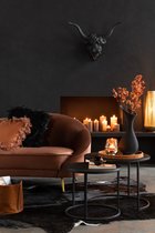 J-Line wanddecoratie Buffel - polyresin - zwart - small