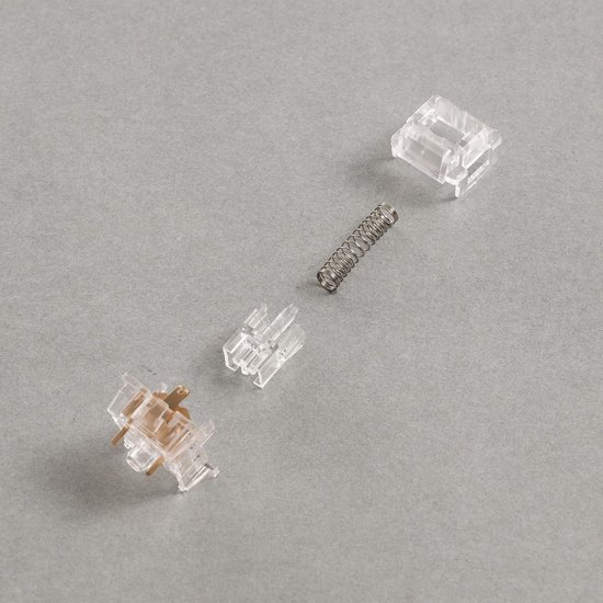 GATERON Schakelaars voor toetsenbord, melkachtig geel, Pro switches