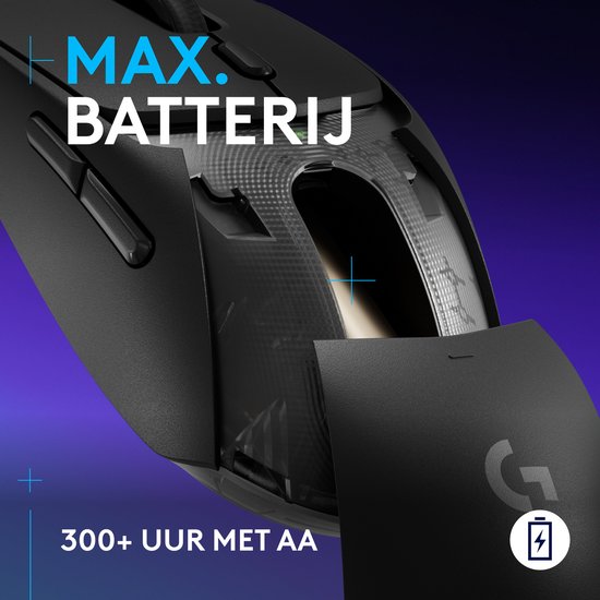 Logitech G309 Lightspeed - Draadloze Gaming Muis - Zwart