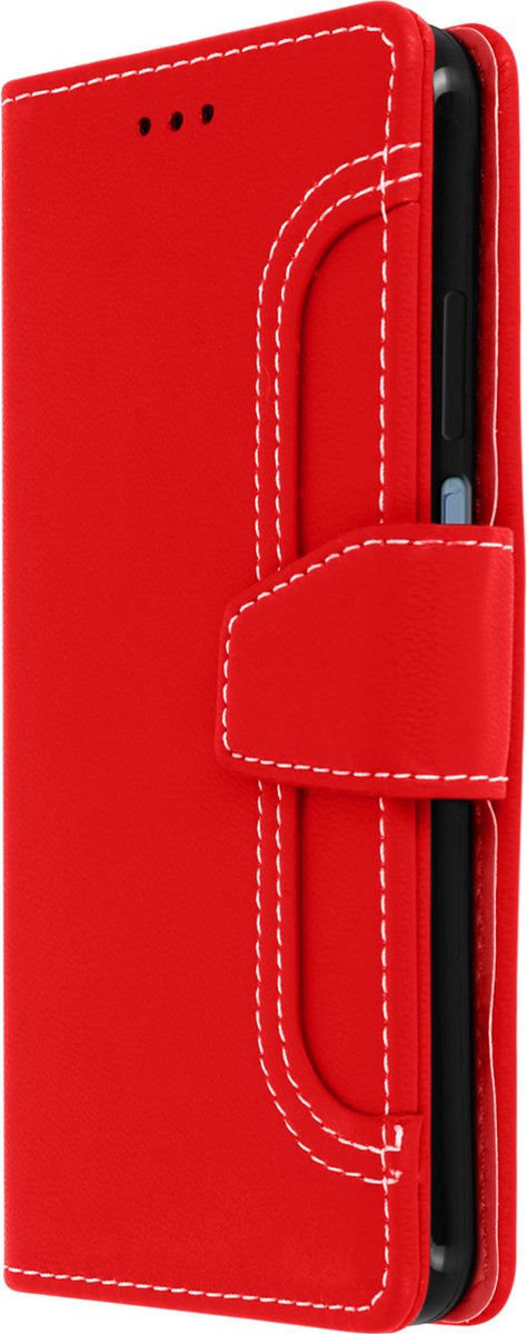 Geschikt voor Samsung Galaxy A32 5G Wallet Case Video-ondersteuning rood