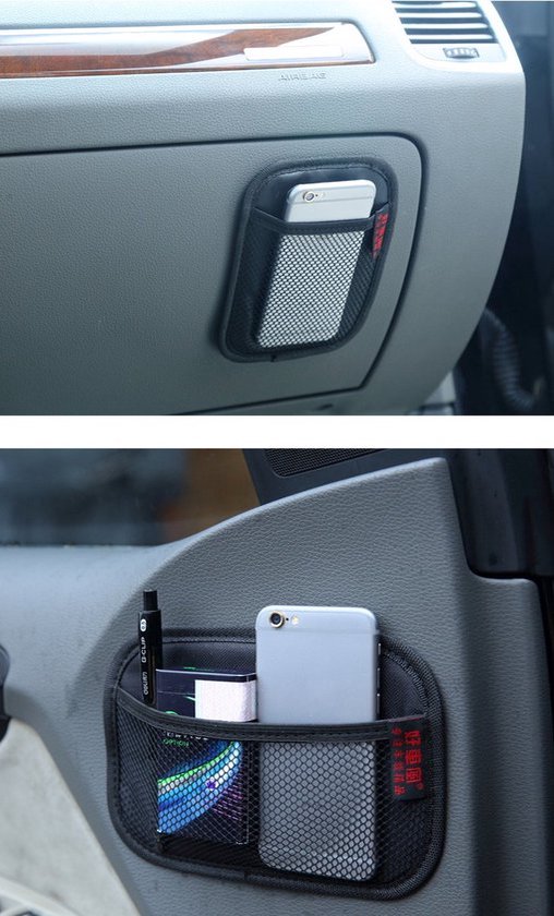 Auto Opbergnetje I Telefoonhouder Auto I Opslag Auto Netje I Opbergvak Auto I Zelfklevend I 14 x 20 cm van iMoshion — afbeelding 5