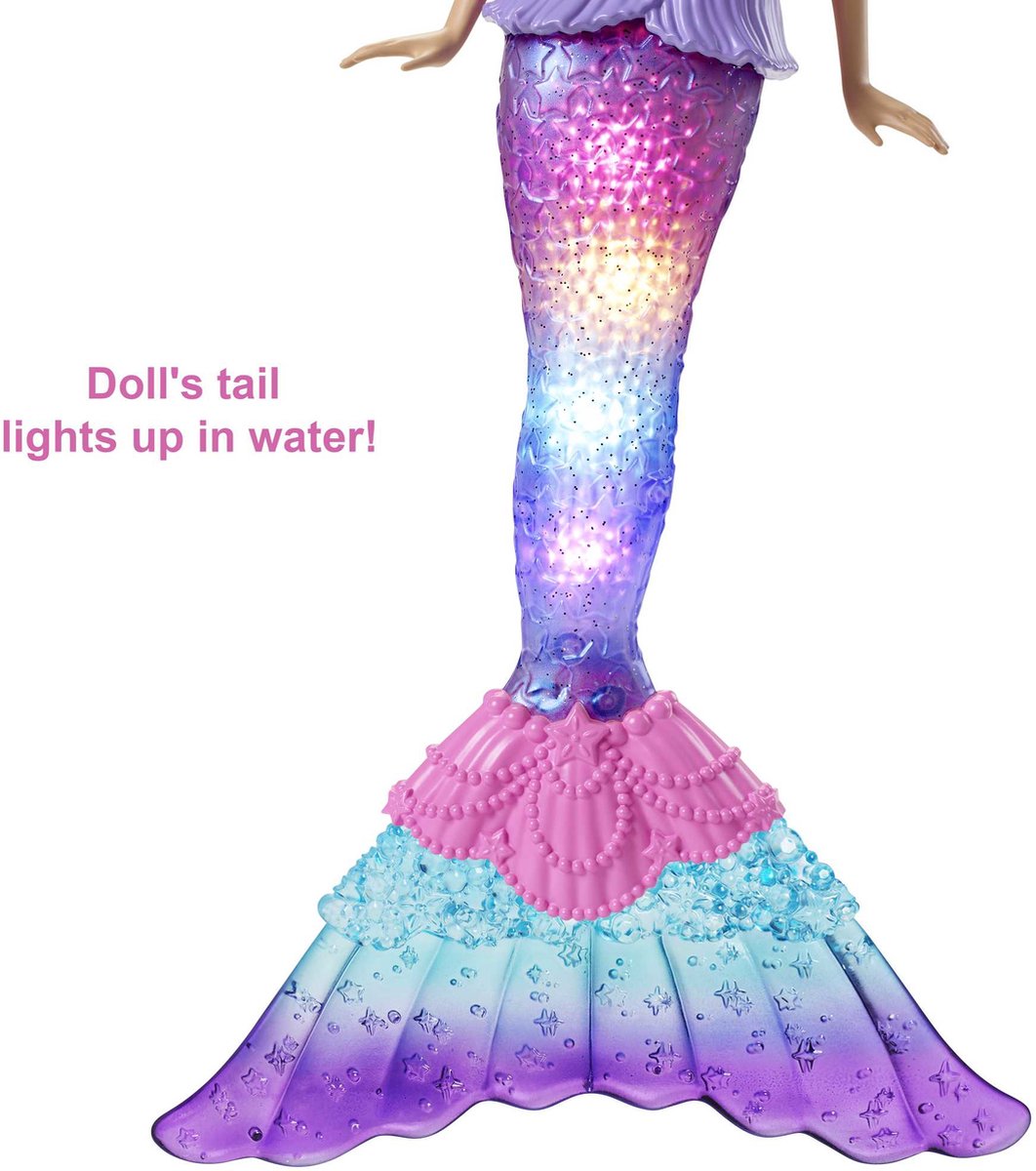 Barbie Dreamtopia - Barbiepop - Zeemeermin met twinkelende lichten — afbeelding 2