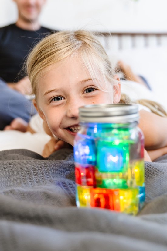 Glo Pals Pippa, Light Up Cubes, Groen, 4 Stuks van Glo Pals — afbeelding 3