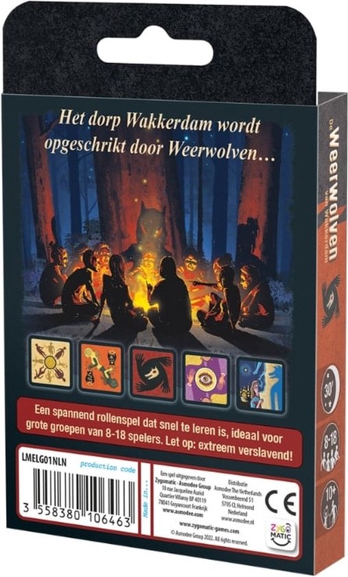De Weerwolven van Wakkerdam - basisspel - Kaartspel - Vertrouwen of verraders?
