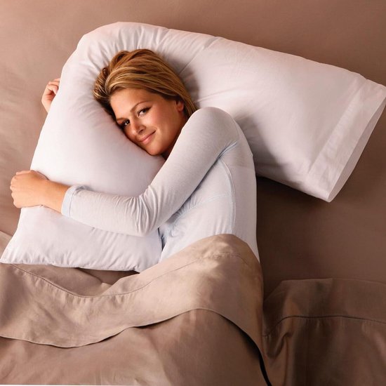 V-vormig kussen van zacht fleece