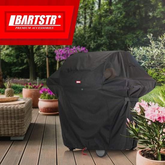 BARTSTR premium barbecue-afdekhoes 140 x 65 x 115 – de hoogste kwaliteit voor je barbecue – barbecueafdekking van buitengewone klasse XL