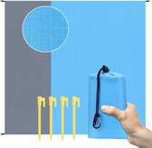 Couverture Pique-nique 200x200cm Imperméable - Plage, Camping Pour 4-6 Personnes