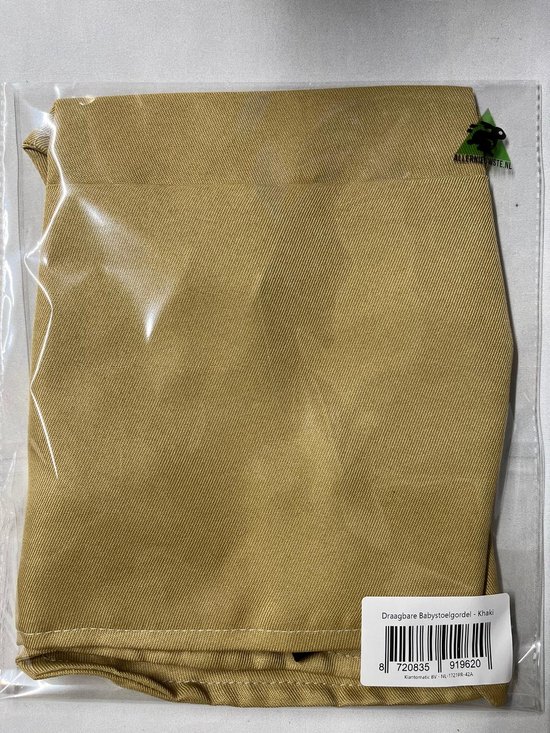 Allernieuwste.nl® Draagbare Babystoelgordel Khaki - Veilig, Opvouwbaar en Comfortabel voor Onderweg van Allernieuwste.nl® — afbeelding 2