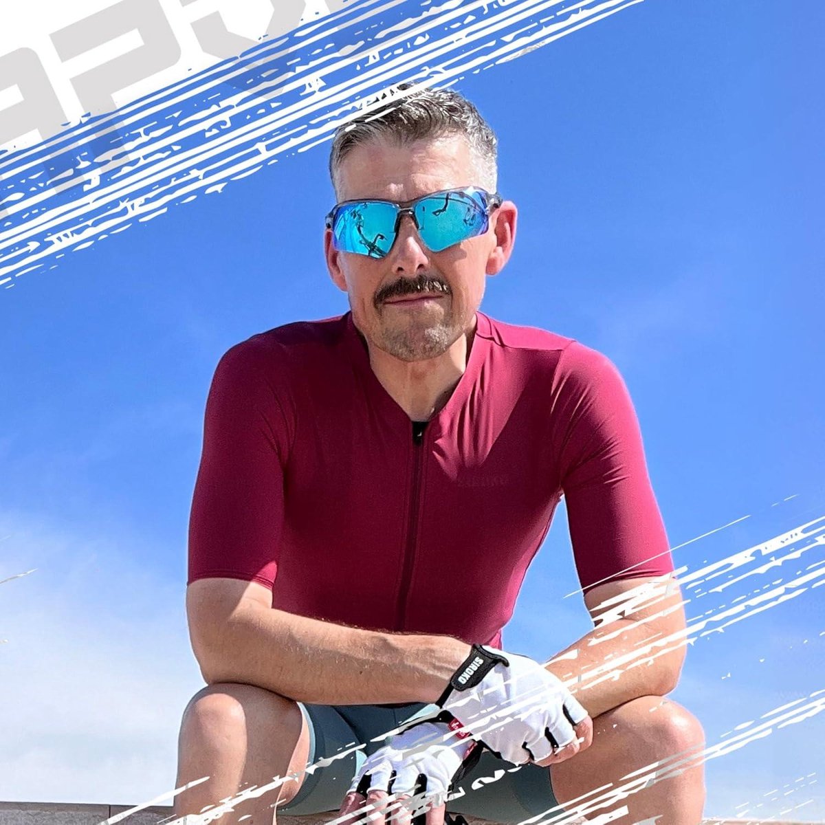 Balinco Gepolariseerde Sportbril Zonnebril Fietsbril met