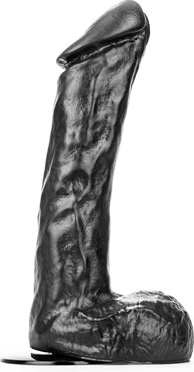 HUNG'R - Gustav - Dildo - Zwart - 33 cm - Ø 6.8 cm