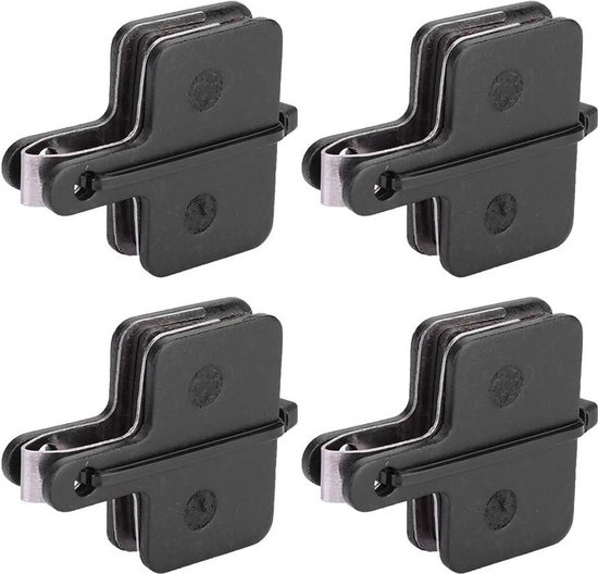 Plaquettes de frein de Vélo – 4 paires de plaquettes de frein à disque semi-métalliques en cuivre – Remplacement pour VTT et Vélos de course