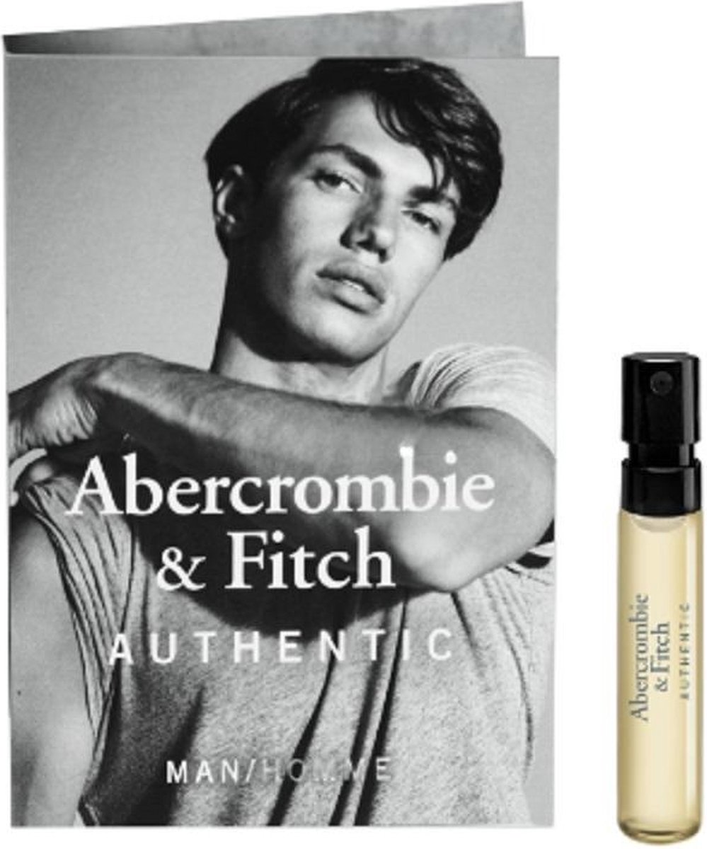 Goedkoopste Herenparfum - Authentic - Abercrombie & Fitch - Eau de parfum 2ml Reisverpakking