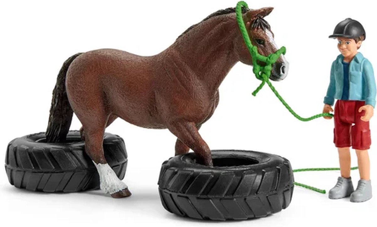 Schleich FARM WORLD - Pony agility wedstrijd - Speelfigurenset - Kinderspeelgoed voor Jongens en Meisjes - 3 tot 8 jaar — afbeelding 12