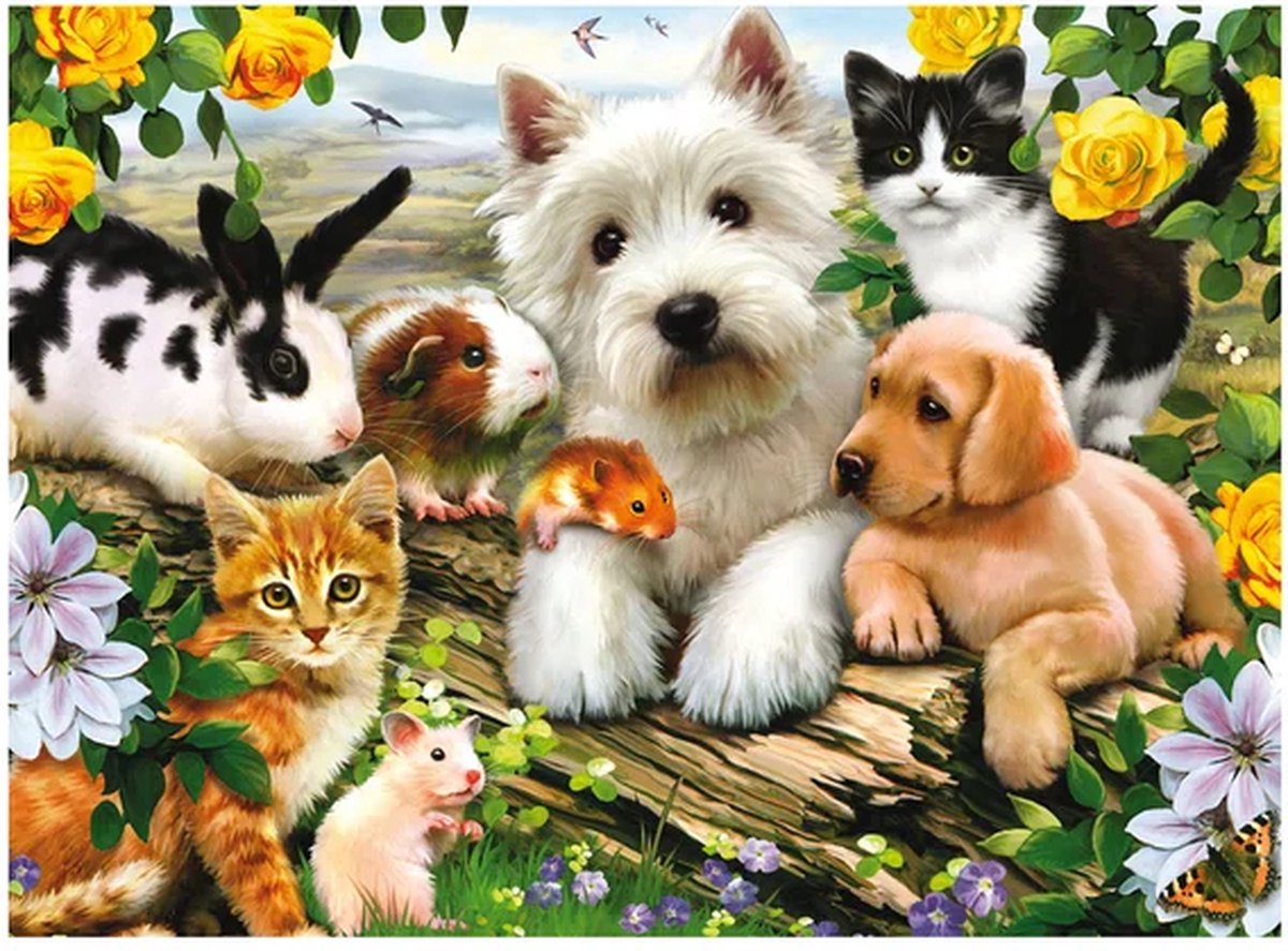 Ravensburger puzzel Dierenvriendjes - Legpuzzel - 300 stukjes — afbeelding 3