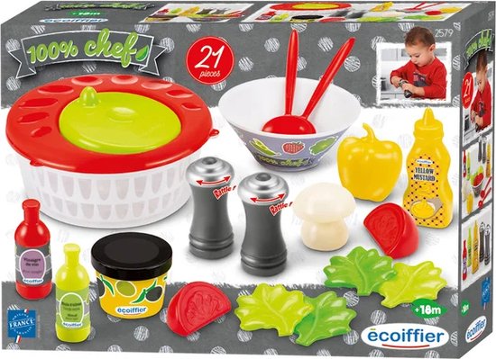 Ecoiffier 100% Chef Salade Set van Ecoiffier — afbeelding 3