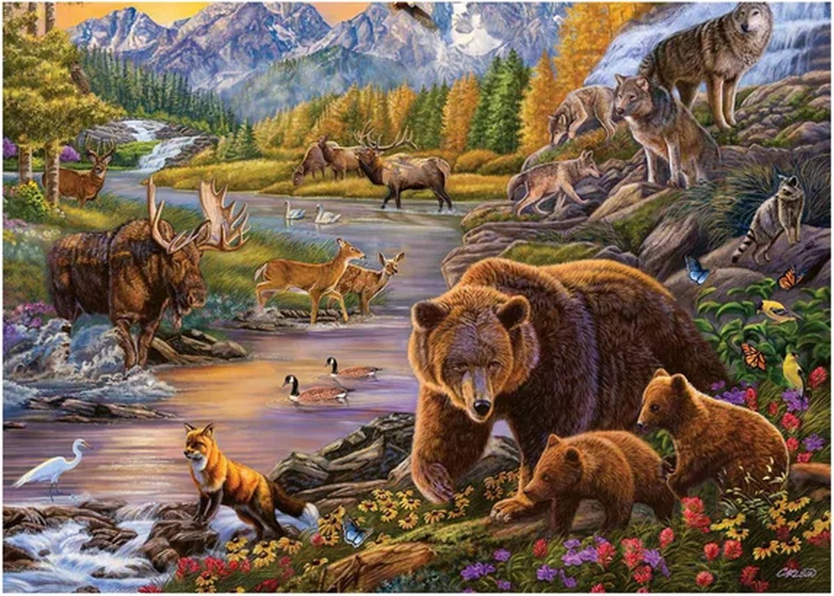 Ravensburger puzzel Wildernis - Legpuzzel - 500 stukjes — afbeelding 4