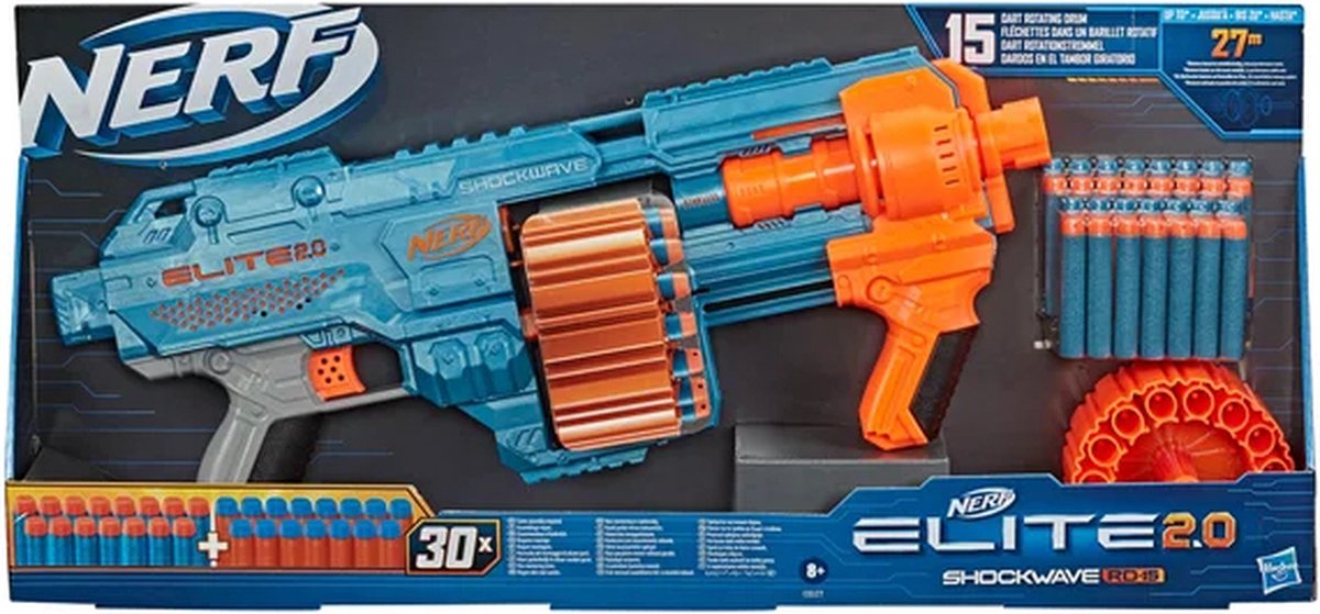 NERF Elite 2.0 Shockwave RD 15 — afbeelding 8