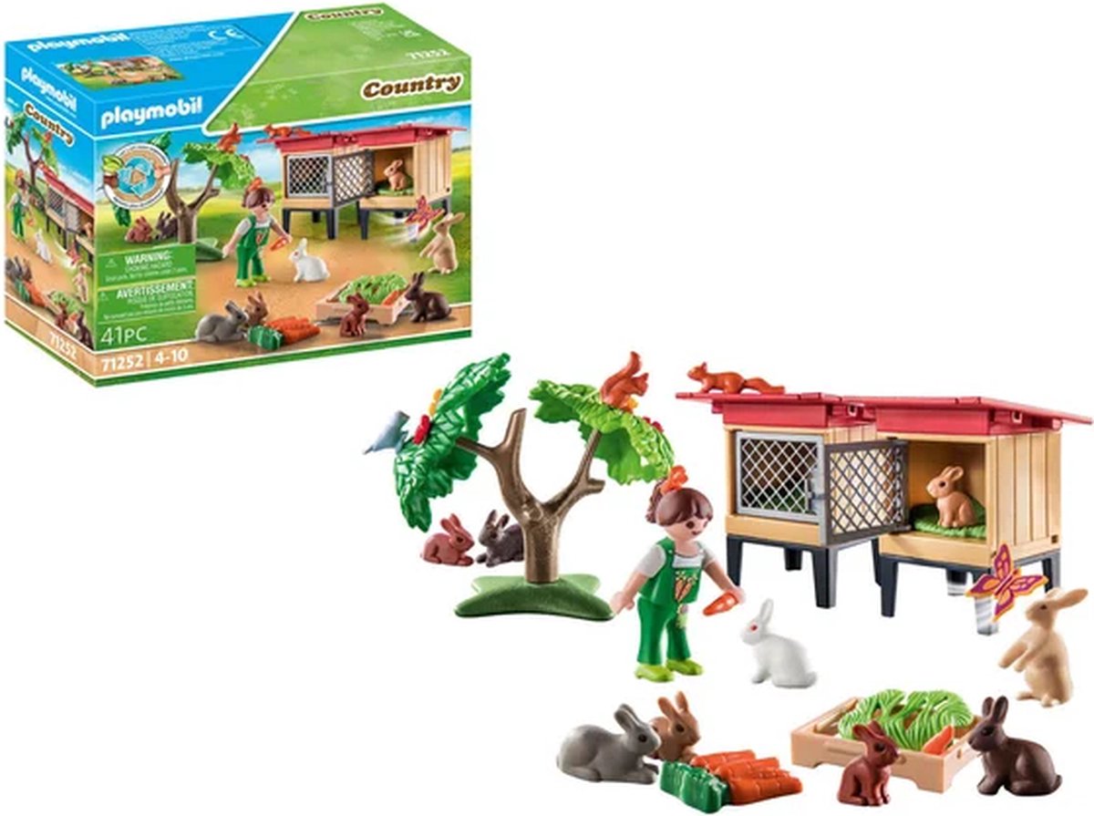 PLAYMOBIL Country Konijnenhok - 71252 — afbeelding 9