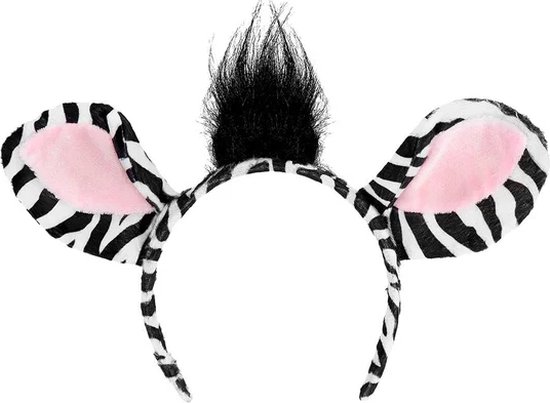 Set Zebra (diadème et queue)