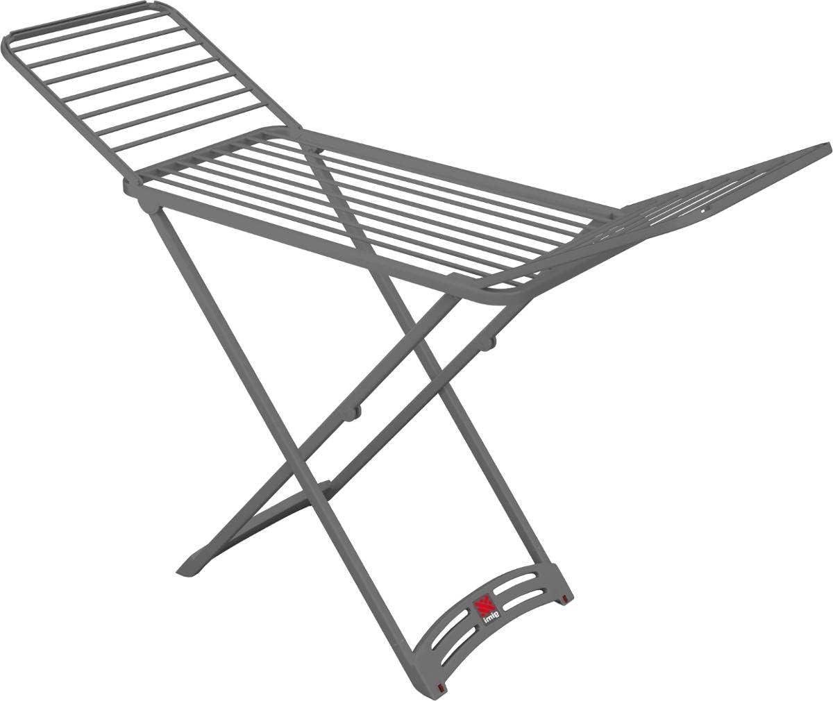 Goedkoopste Droogrek 20 m kunststof grijs - AC-Déco Grafit Gimi