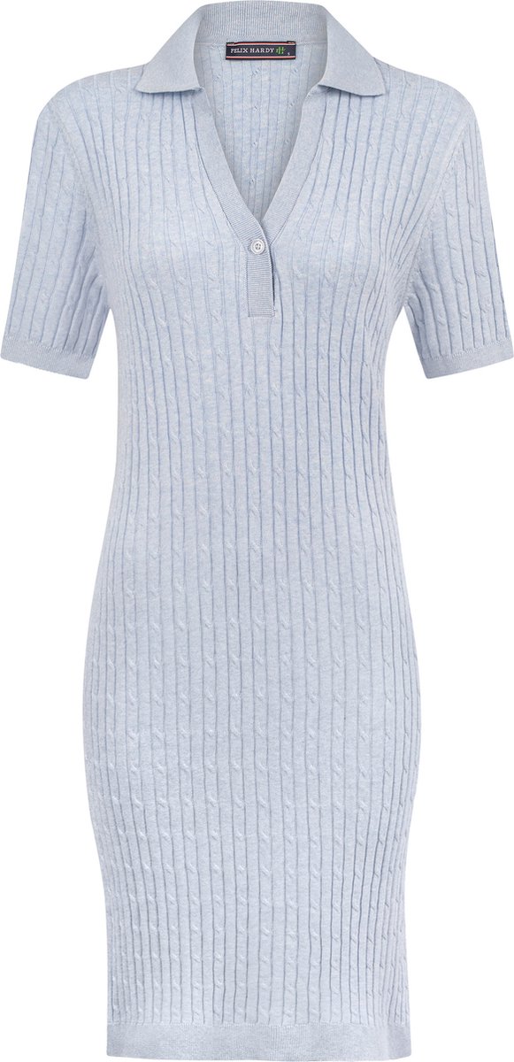 Felix Hardy Jurk - Katoenen Dames Blauw - M