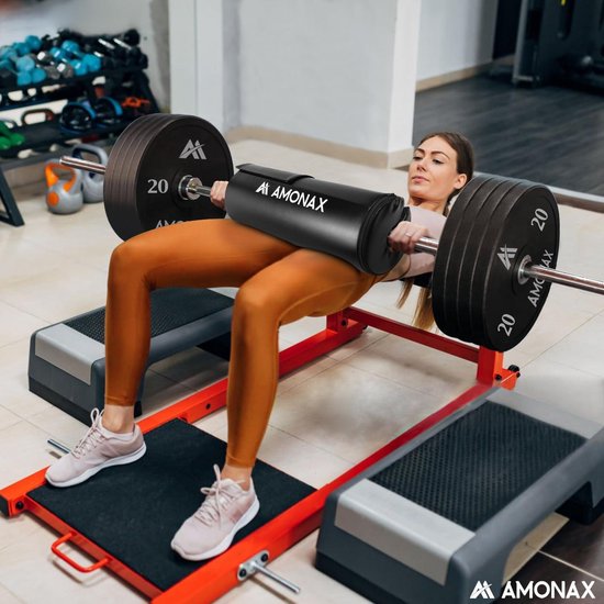 Piao De Beste Squat Pad En Hip Thrust Pad Voor Leg Day, Barbell Pad Blijft Op Zijn Plaats Veilig Dik Kussen Voor Comfortabele Squats Lunges Glute Bridges