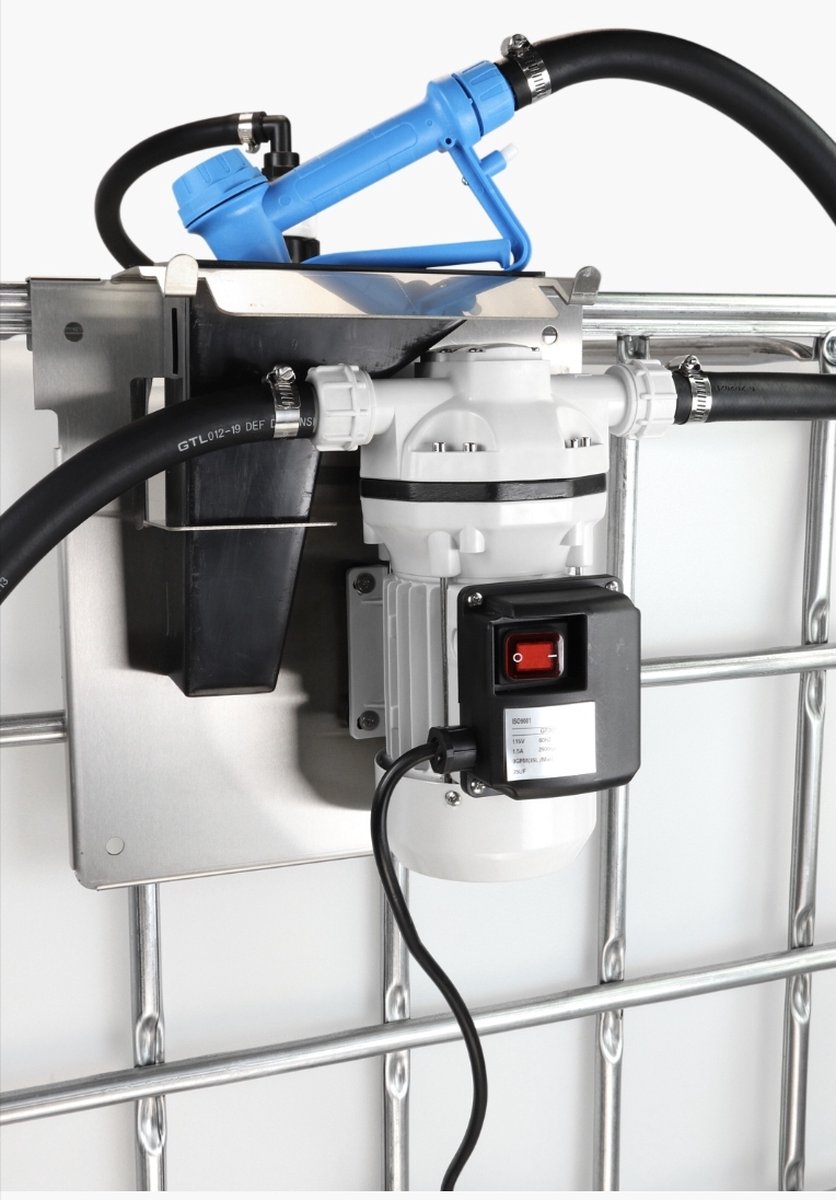 Adblue pompset voor IBC 230V 1000L met manueel pistool MW Tools PAD230VIBC
