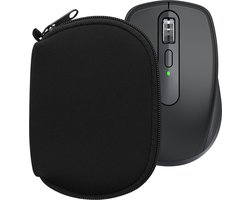 kwmobile computermuis hoes geschikt voor Logitech MX ANYWHERE 3 / ANYWHERE 3S hoesje - Muis beschermhoes met rits - Mouse case van neopreen in zwart