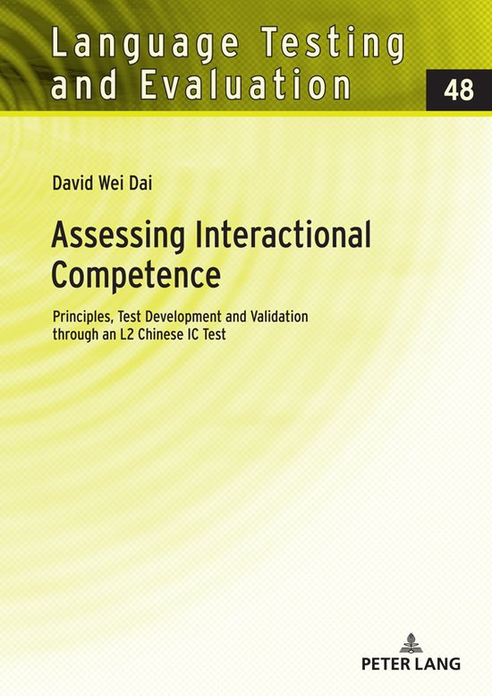 Language Testing and Evaluation- Assessing Interactional Com ... - cover