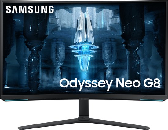 Samsung Odyssey Neo G8 S32BG850NP - 4K VA Curved 240Hz Gaming Monitor - 32 Inch