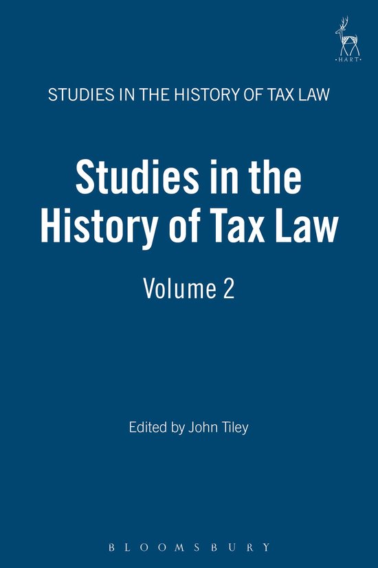 Studies in the History of Tax Law- Studies in the History of ... - cover