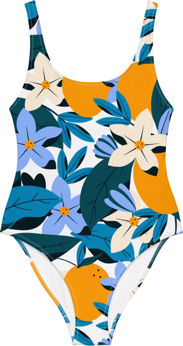 Esdushi Badpak Dames M - Badmode voor vrouwen - Badkleding - Blauw - Playa Mango
