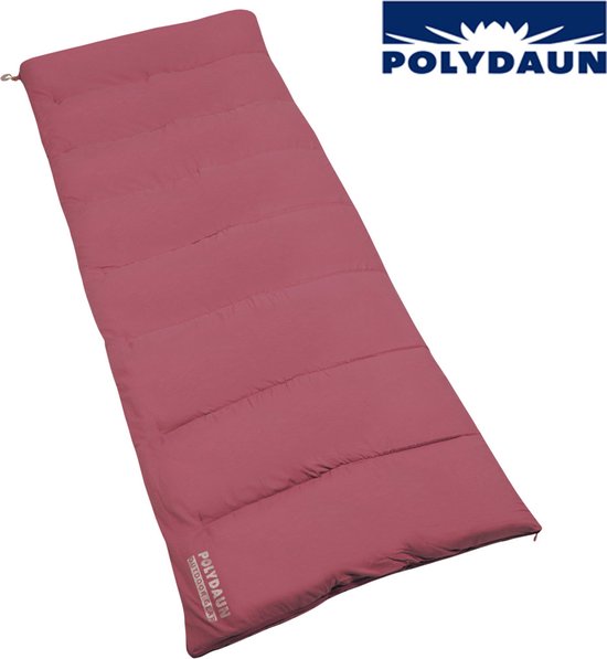 Polydaun Beach house - slaapzak - rood - red/wave - 80x210 cm van Poly — afbeelding 5