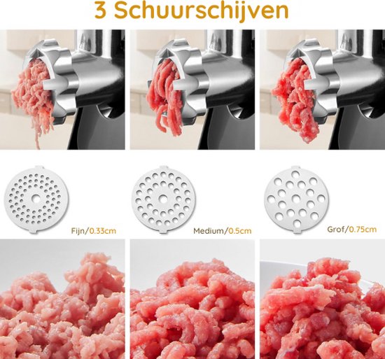 Kitchencraft Cast Iron No 5 Handmatige Vleesmolen ha