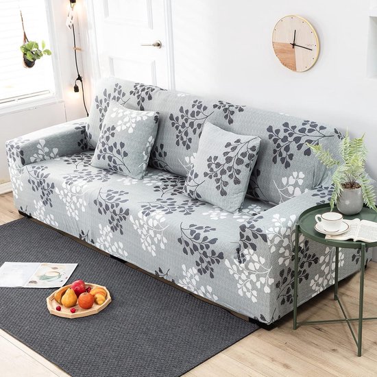 BLUZIMAN® - Sofabezug, Sofa Überzug mit 2 Kissenbezug, Universal Elastischer Couch BLUZIMAN® - Sofabezug, Sofa Überzug mit 2 Kissenbezug, Universal Elastischer Couch