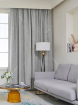 Bol.com Maroyathome - VICTORIA Inbetween series - gordijn met plooiband - velours look - kant-en-klaar - 150 x 250 cm (b x h) - ... aanbieding