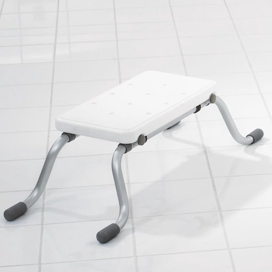 RIDDER Assistent A0042001 bath chair, stool, step, eco, white, approx. 41.2x22.4 cm