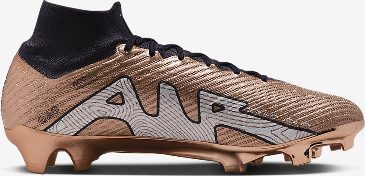 Nike Zoom Mercurial Superfly Elite FG Qater voetbalschoenen in maat 42, met elastische kraag en opvallend design.