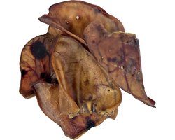 Petsnack Zeugenoren XL - Kauwsnack Honden - Gedroogde Varkensoren, 50 Stuks