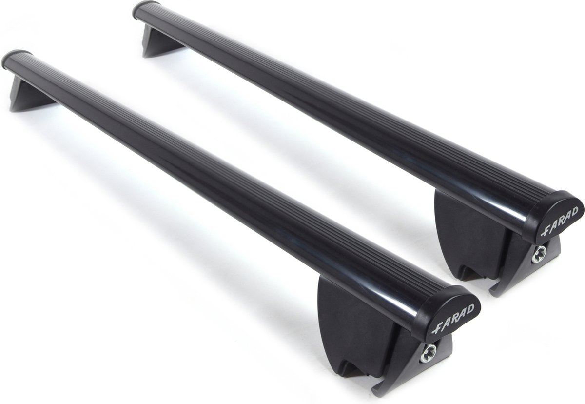 Dakdragers geschikt voor BMW 5 serie Touring G31 2017 t/m 2023 gesloten dakrailing - Staal breed - 75kg Laadvermogen - Merk Farad