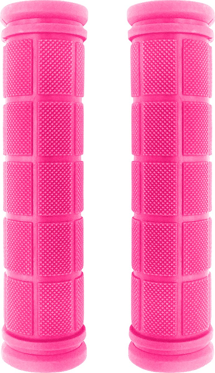 Purepeak Fiets Handvatten - 2 Stuks - Handvatten Kinderfiets voor Stuurslingers - Antislip Fietshandvatten - Felroze