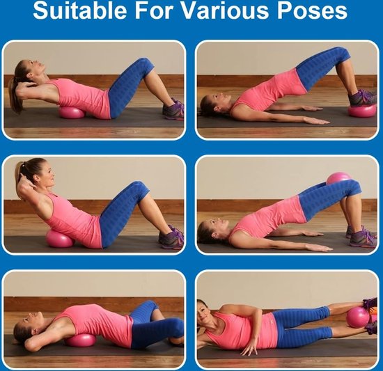 Petite Balle De Pilates 15 Cm Pour Enfants - En PVC Antidérapant, Pour Yoga Et étirements