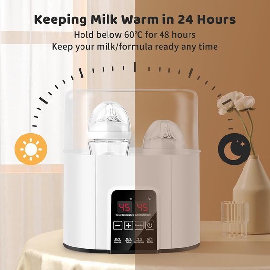 Baby Melk Machine - Baby Melk - Flesvoeding Apparaat - Baby Fles Maker - Babymelk Machine van Little Wonder — afbeelding 4