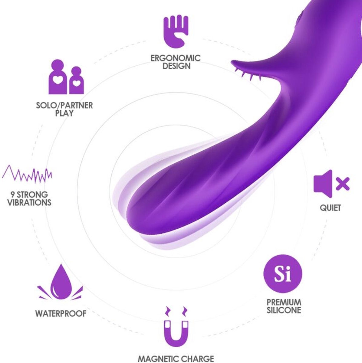 Goedkoopste ARMONY - ROMANCE VIBRATOR WITH STIMULATOR PURPLE | VIBRATOR | VIBRATOR VOOR VROUW | PREMIUM VIBRATOR | SEKSSPEELTJES VOOR VROUW | SEX TOYS VOOR VROUW | SEX TOYS | SEKSSPEELTJES