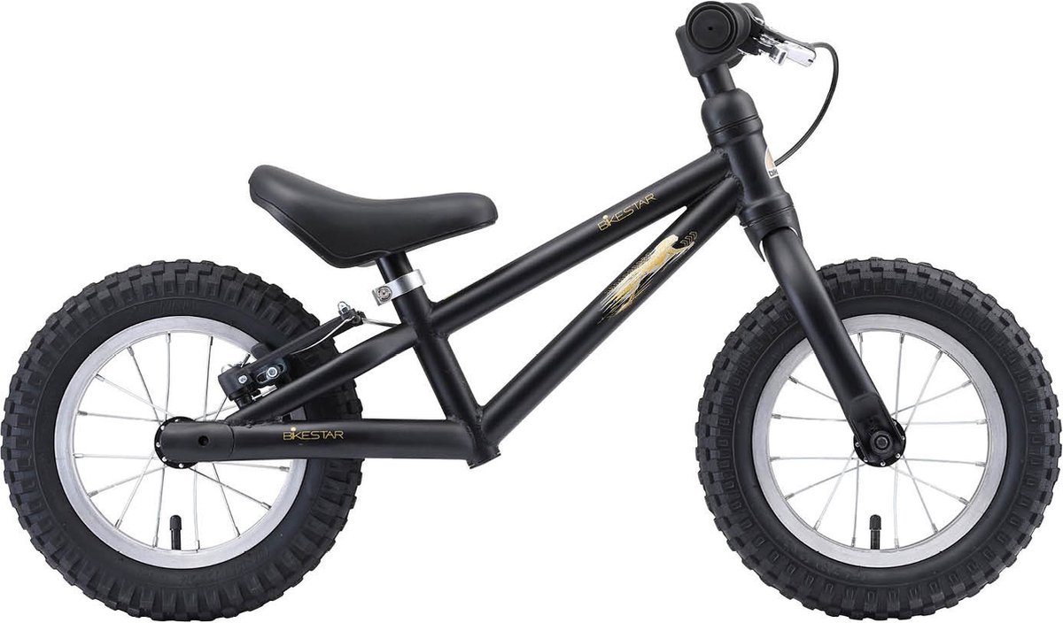 Bikestar MTB loopfiets 12 inch zwart