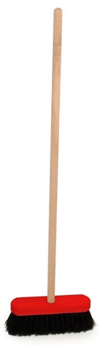 Egmont Toys Bezem rood/zwart 80 cm
