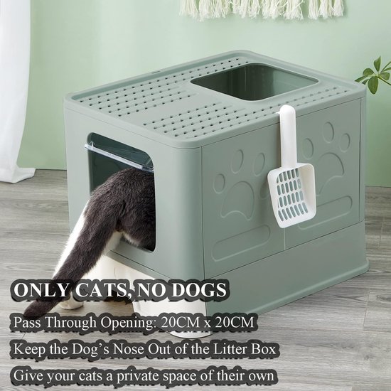 Imac - Easy Cat - Kattenbak - Taupe - 50 x 40 x 40 cm